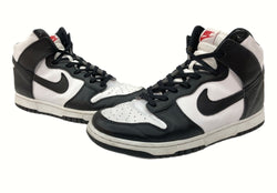 ナイキ NIKE 21年製 WMNS DUNK HIGH ウィメンズ ダンク ハイ パンダ バスケットボール シューズ 白 黒 DD1869-103 メンズ靴 スニーカー ブラック 28.5cm 104-shoes618