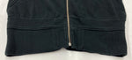 アンダーカバー UNDERCOVER 08~09AW UNREAL期 切替 スウェット ジップ パーカー フーディ SWEAT PARKER BLACK 黒 パーカ 無地 ブラック SIZE1 104LT-54