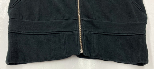 アンダーカバー UNDERCOVER 08~09AW UNREAL期 切替 スウェット ジップ パーカー フーディ SWEAT PARKER BLACK 黒 パーカ 無地 ブラック SIZE1 104LT-54