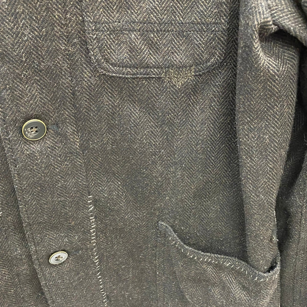 【曜日割引対象外】 ファンセットオブアート FUNSET OF ART MARIN COUNTY MADE カバーオール ウールジャケット コート ブラウン Lサイズ 201MT-4300 VB