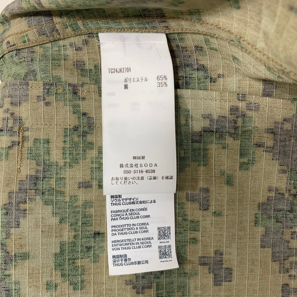 サグクラブ THUG CLUB TC Army Military Jackets カモフラ TC24JK2704 ジャケット グリーン 3サイズ 201MT-3781
