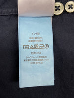 ラルフローレン RalphLauren POLO BUTTONDOWN SHIRT ボタンダウン シャツ CUSTOM FIT 刺繍 長袖 紺 長袖シャツ ワンポイント ネイビー XLサイズ 104MT-2086