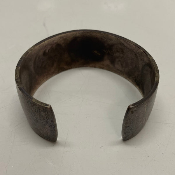 【曜日割引対象外】 【中古】ヴィンテージ vintage ホピ族 ウォーターバード Loren Phillips ローレンフィリップス メンズジュエリー・アクセサリー インディアンジュエリー バングル シルバー 201goods-668 VB