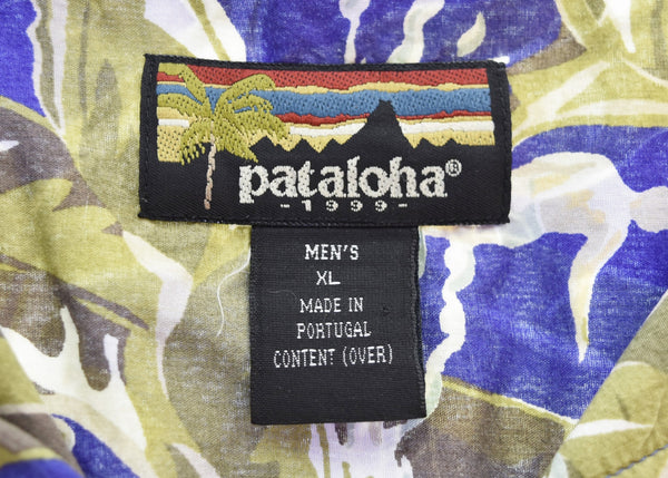 パタゴニア PATAGONIA 90s PATALOHA バナナラマ アロハシャツ ポルトガル製  90's パタロハ コットンオープカラーシャツ  半袖シャツ マルチカラー LLサイズ 103MT-3332