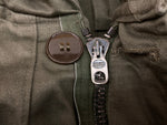 ミリタリー Military Item M64 フランス軍 ユーロ フレンチ モッズコート SAVO elless zipper 緑 コート 無地 カーキ Lサイズ 104MT-1049