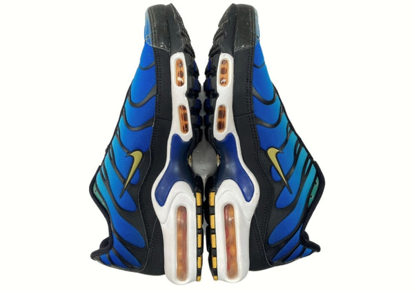 ナイキ NIKE 18年製 AIR MAX PLUS HYPER BLUE エア マックス プラス ハイパーブルー  ローカット シューズ 青 黒 BQ4629-003 メンズ靴 スニーカー ブルー 28cm 104-shoes558