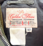 ゴールデン フリース Golden Fleece N3B N-3B 80's Golden Fleece USA製 80s 80年代 Military ミリタリー フライト IDEAL ZIP 40 ジャケット カーキ 103MT-2216