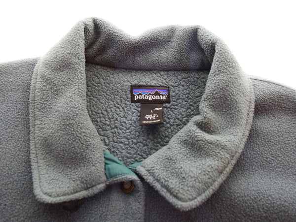 パタゴニア PATAGONIA 90s USA製 SYNCHILLA SHERING COAT シンチラシャーリングコート ジャケット グリーン Lサイズ 103MT-2754