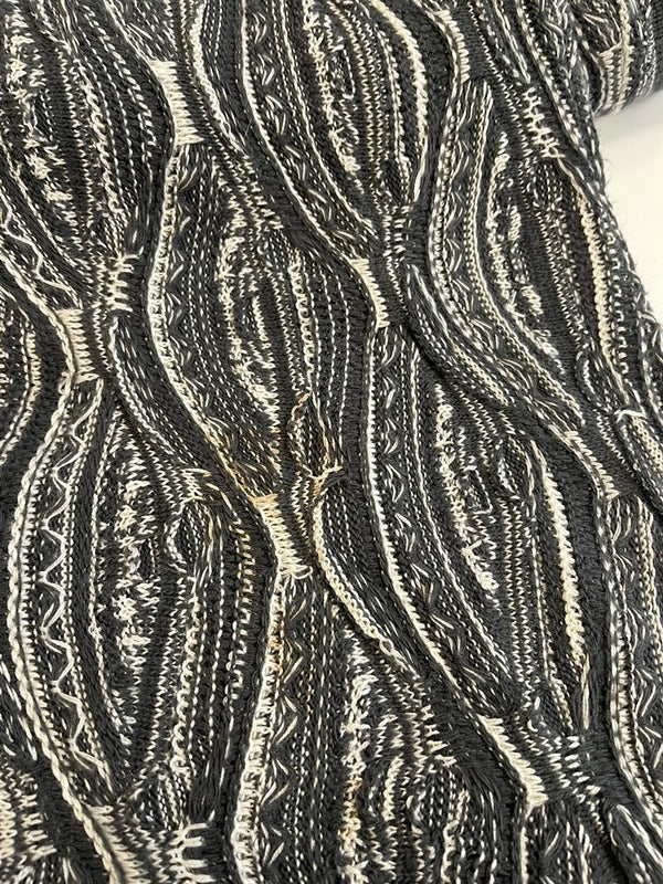 クージー COOGI 90s 90's AUSTRALIA 3D KNIT 3Dニット 総柄 クルーネック グレー系 XXL セーター マルチカラー 101MT-5004