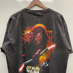 【曜日割引対象外】 ヴィンテージ vintage 90's 00's STARWARS "DARTH MAUL" USA製 Tシャツ ブラック XLサイズ 201MT-4553 VB
