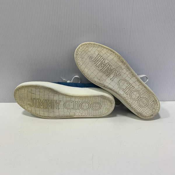 ジミーチュウ JIMMY CHOO メンズ靴 スニーカー ブルー 42サイズ 201-shoes1402