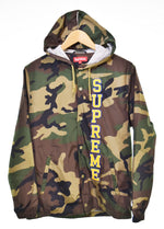 シュプリーム SUPREME 17SS Vertical Logo Hooded Coaches Jacket CAMO フーデッドコーチジャケット ジャケット マルチカラー Sサイズ 103MT-3095