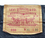 リーバイス Levi's 90s 550 後染めブラック Made in USA 90's USA製 デニム ブラック 31/30 103MB-580
