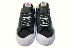 ナイキ NIKE 21年製 × SACAI サカイ BLAZER LOW ブレーザー ロー コラボ スニーカー 黒 DM6443-001 メンズ靴 スニーカー ブラック 27.5cm 104-shoes241