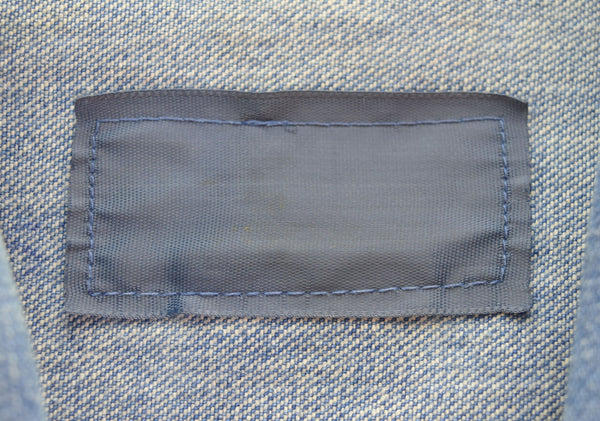 ヴィンテージ Vintage 70s OSHKOSH B'GOSH 4ポケット ジップアップ デニムジャケット 70's ユニオンチケット ジャケット ブルー 103MT-3024