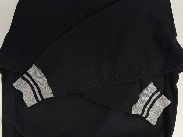 チャンピオン Champion 90s～ ヴィンテージ vintage 刺繍タグ リバースウィーブ REVERSE WEAVE US古着 スクリプトロゴ リブライン 黒  スウェット ブラック Lサイズ 101MT-4156