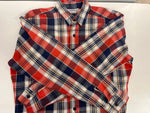 ファイブブラザー FIVE BROTHER 70s～ Vintage ヴィンテージ ネルシャツ チェックシャツ  US古着 長袖シャツ レッド Lサイズ 101MT-4088