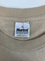 ヴィンテージ vintage 90's 90年代 Murina Elvis Presley エルヴィス プレスリー LOVE ME TENDER MADE IN USA アメリカ製 XL Tシャツ ベージュ LLサイズ 101MT-3921