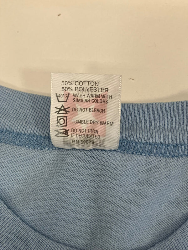 ヴィンテージ vintage 90’s 90年代 Alice in Wonderland 不思議の国のアリス 絵本 シングルステッチ MADE IN USA アメリカ製 Tシャツ ブルー Lサイズ 101MT-4226