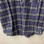 バーバリー Burberry ノバチェック シャツ 現行 長袖シャツ ブルー Lサイズ 201MT-4215