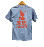 バンド band 90's 90年代～ anvil THE WHO ON THe AMAZING JOURNEY ザ・フー PETE TOWNSHEND ピート・タウンゼント  MADE IN USA アメリカ製 VINTAGE ヴィンテージ Tシャツ ブルー Sサイズ 101MT-4941
