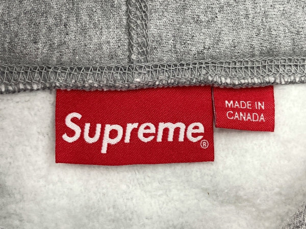 シュプリーム SUPREME 19AW BANDANA BOX LOGO HOODED バンダナ ボックスロゴ パーカー GRAY 炭 XL パーカ 刺繍 グレー 104MT-768