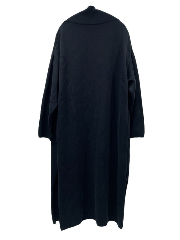 クロスアンドクロス Cloth&Cross コットン ロング コート ブラック 601LT-18