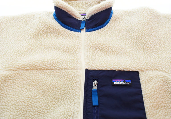 パタゴニア PATAGONIA Classic Retro-X Jacket クラシックレトロX ボアフリース ジャケット アイボリー 23056FA18 ジャケット ベージュ Sサイズ 103MT-1070