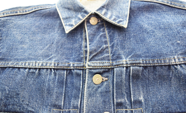 リーバイス Levi's 507XX 2nd 革パッチ ボタン裏17 両面タブ デニムジャケット 青 ジャケット ブルー 103MT-2177