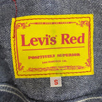 リーバイス レッド Levi's  RED カバーオール マルチポケット ジャケット ネイビー Sサイズ 201MT-4587