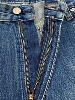 ダブルアールエル RRL 90s DENIM PANTS デニム パンツ ジップフライ ジーパン ジーンズ USA製 Ralph Lauren インディゴ 青 ロゴ R004 デニム ブルー サイズ 35 104MB-232