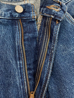 ダブルアールエル RRL 90s DENIM PANTS デニム パンツ ジップフライ ジーパン ジーンズ USA製 Ralph Lauren インディゴ 青 ロゴ R004 デニム ブルー サイズ 34 104MB-213