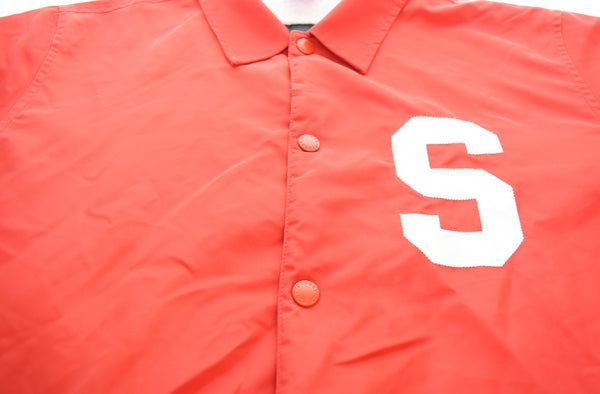 チャンピオン Champion STUSSYステューシー 裏ボア コーチジャケット C8-J626 ジャケット レッド Sサイズ 103MT-3192