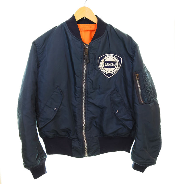 アルファ インダストリーズ ALPHA INDUSTRIES 90年代 MA-1 MA1 FRIGHT JACKET フライト ジャケット 90s 90's USAF 0615-00-573-8336 ジャケット ネイビー Mサイズ 103MT-2622