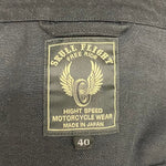 スカルフライト SKULL FLIGHT RIDERS STRETCH DENIM G JACKET ジャケット ブラック 40サイズ 201MT-4694