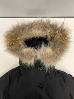 カナダグース CANADA GOOSE BRONTE PARKA ブロンテ ダウンコート サザビーリーグタグ ファーコート 黒 2603JL ジャケット ブラック XS 101LT-185