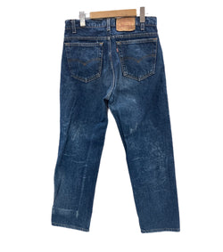 リーバイス Levi's 80's 80年代 赤文字505 ナイロンフットボタン ボタン裏585刻印 MADE IN USA アメリカ製 VINTAGE ヴィンテージ 505-0217 デニム ブルー W33L36 101MB-755