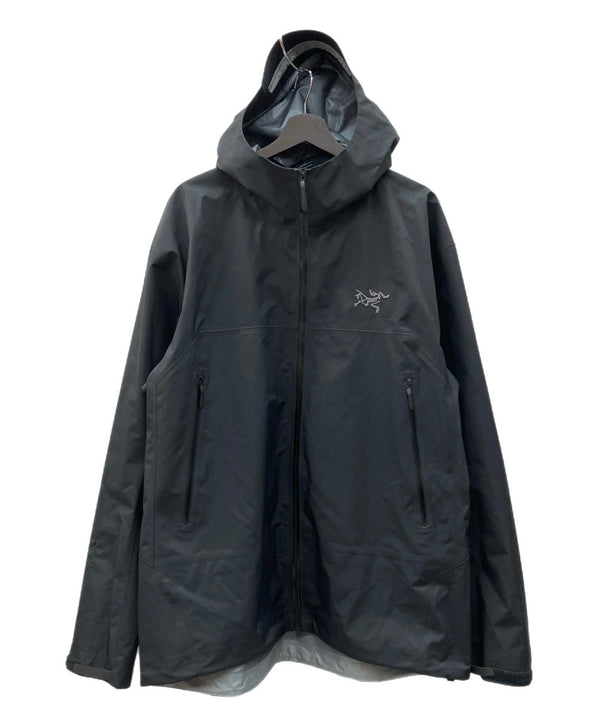 アークテリクス ARC’TERYX Beta Jacket GORE-TEX ベータ ゴアテックス マウンテンパーカー アウトドア 刺繍 黒 ジャケット ロゴ ブラック XLサイズ 104MT-1908