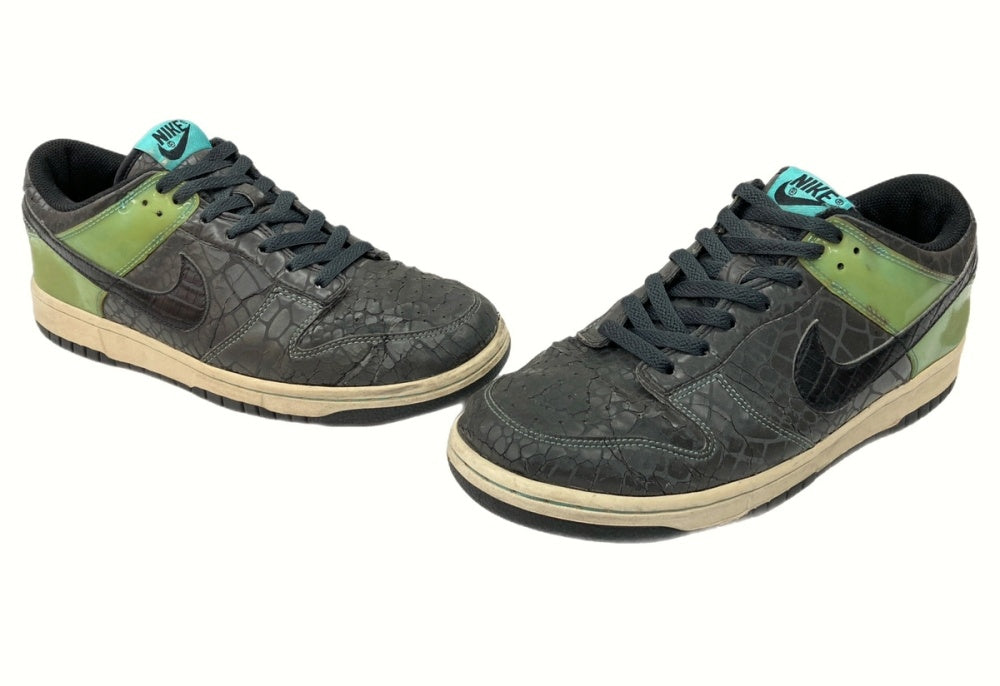 ナイキ NIKE 06年製 DUNK LOW CROCODILE REFLECTOR PACK ダンク ロー クロコダイル リフレクター パック  309431-903 メンズ靴 スニーカー グリーン 27cm 104-shoes270 | 古着通販のドンドンサガール