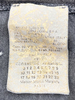 メゾン マルジェラ Maison Margiela Henley Neck T-Shirt ヘンリー ネック Tシャツ カットソー 長袖 ボタン ここのえ期 灰色 サイズ 48 ロンT 無地 グレー 104MT-651