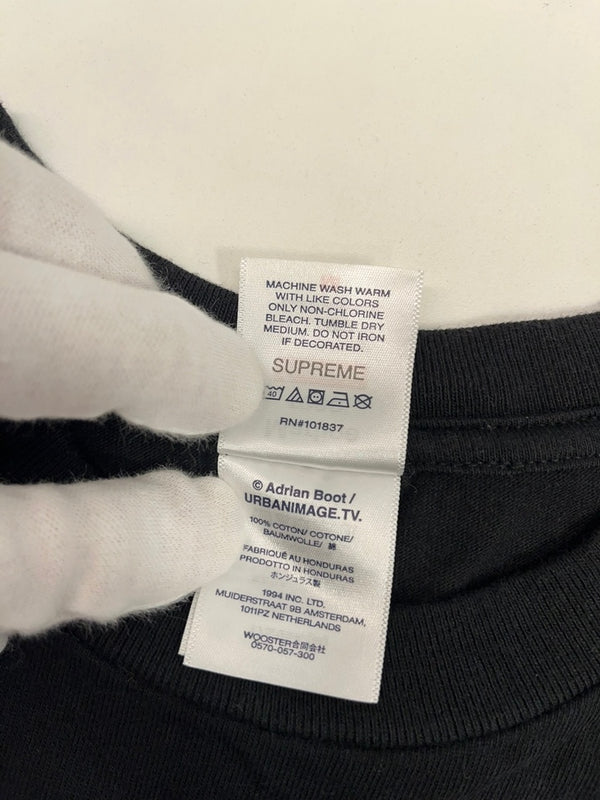 シュプリーム SUPREME ×Martine Rose Lee Scratch Perry Tee 24AW マーティンローズ リースクラッチペリー プリントT 黒  Tシャツ ブラック Mサイズ 101MT-5351