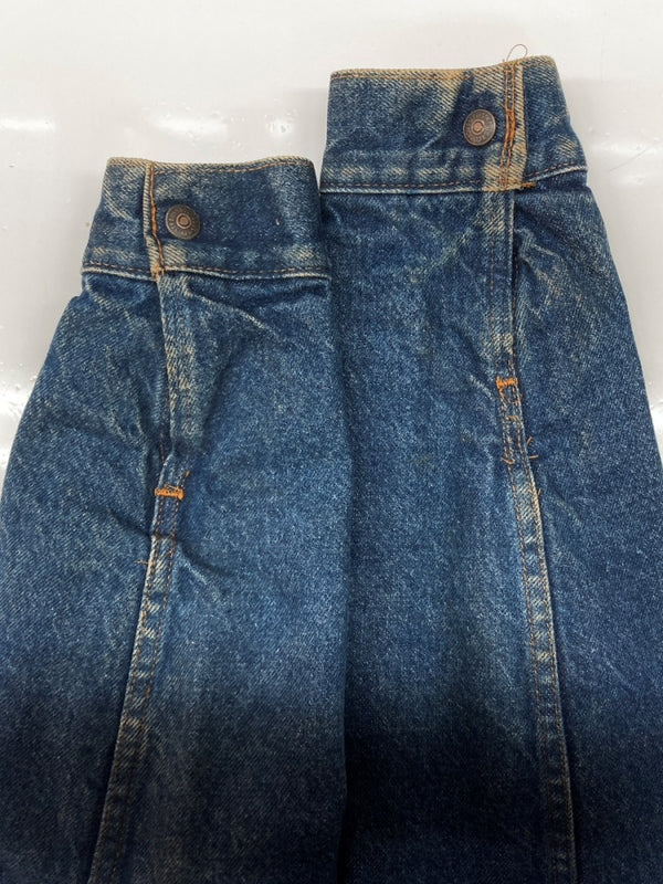 リーバイス Levi's 80s BOA DENIM JACKET ボア デニム ジャケット Gジャン ボタン ヴィンテージ USA製 アウター インディゴ 青 70608 34R ジャケット ロゴ ブルー 104MT-2147