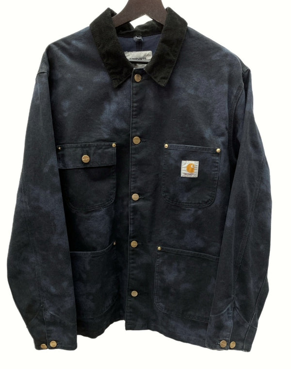 カーハート Carhartt WIP OG CHORE CHROMO COAT チョア クロモ コート アウター カバーオール 黒 ジャケット カモフラージュ・迷彩 ブラック Mサイズ 104MT-654