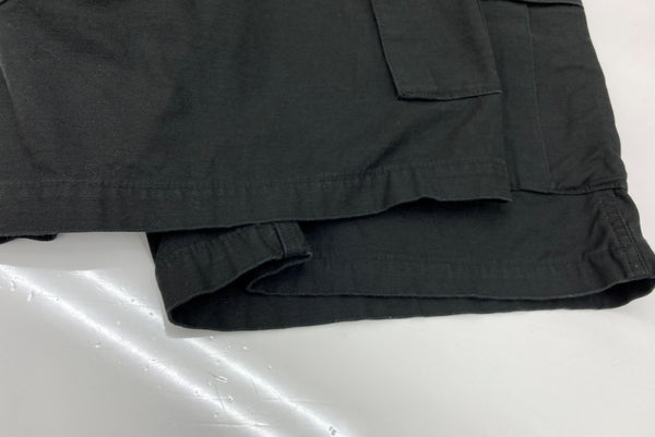 シュプリーム SUPREME Cargo Short カーゴ ショーツ ミリタリー ボタンフライ 黒 無地 ハーフパンツ ブラック サイズ 36 104MB-306