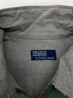 ラルフローレン RalphLauren 80s 90s SWING TOP JACKET スイング トップ ジャケット ジップアップ ワッペン 刺繍 アウター 緑 ジャケット ロゴ グリーン 104MT-2274