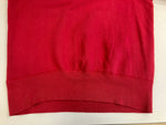 ヴィンテージ vintage 50's～60's 50～60年代 HANES WIND SHIELD ラグラン カレッジ カラーフロッキー プリント 3段 スウェット ワインレッド Lサイズ 101MT-4167