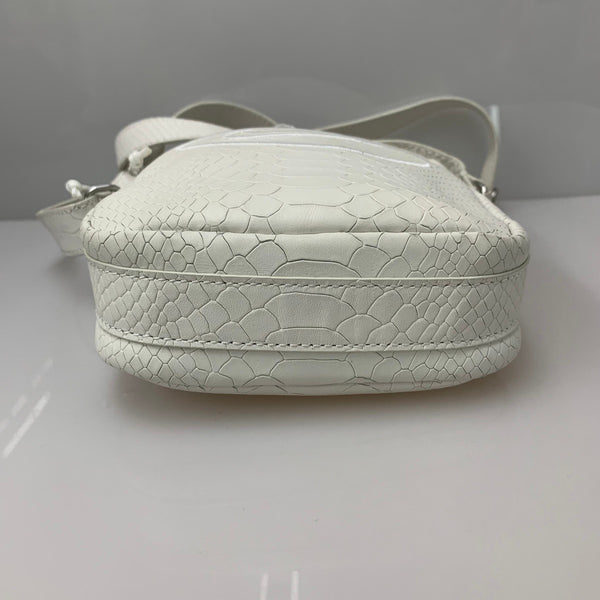 シュプリーム SUPREME × NIKE 25SS Leather Shoulder Bag バッグ メンズバッグ ショルダーバッグ・メッセンジャーバッグ ホワイト 201goods-779