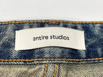 エンタイアスタジオ entire studios SLIM-FLARED JEANS スリム フレア ジーンズ ローライズ デニム 無地 ES2589SW デニム ブルー Mサイズ 104MB-330