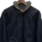 【曜日割引対象外】 コジマジーンズ KOJIMA GENES N-1 デッキジャケット KGR-503 ネイビー Lサイズ 201MT-3384 VB