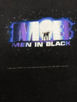 US US古着 90s MEN IN BLACK TEE メン イン ブラック Tシャツ MIB ムービーT 映画 半袖 黒 Tシャツ ロゴ ブラック 104MT-2349